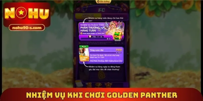 Nhiệm vụ khi chơi Golden Panther